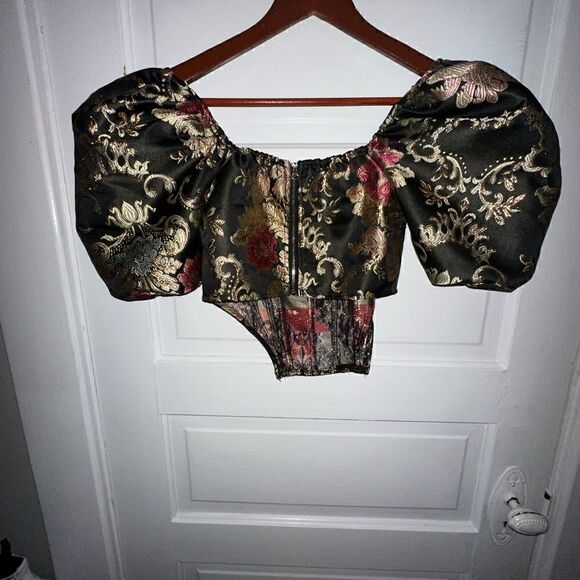 Puff Sleep Corset Top Size 4 - Picture 5 of 9